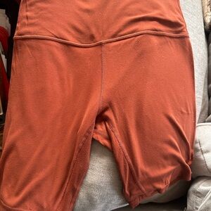 Lululemon Dark Terracotta 6” Shorts